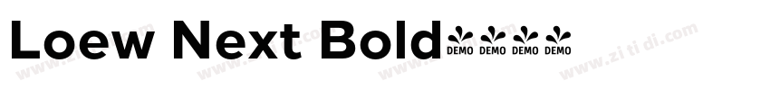 Loew Next Bold字体转换